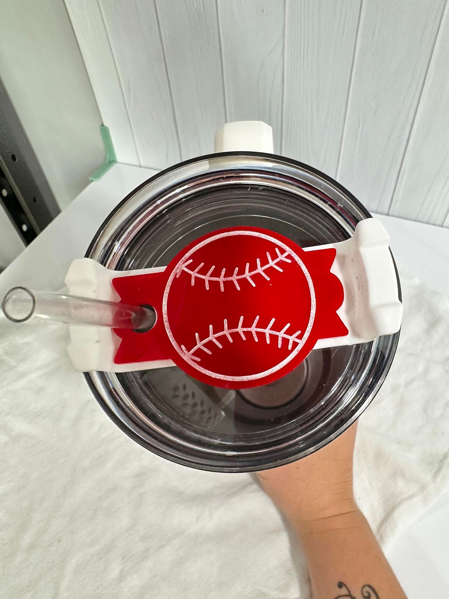 Baseball Tumbler Topper