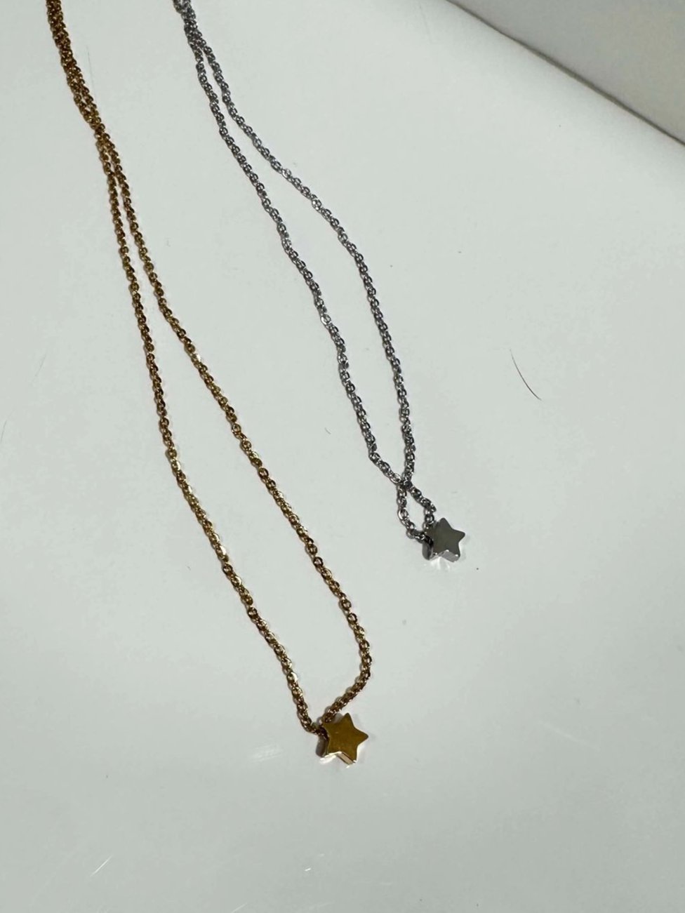 Engraved Mini Star Necklace