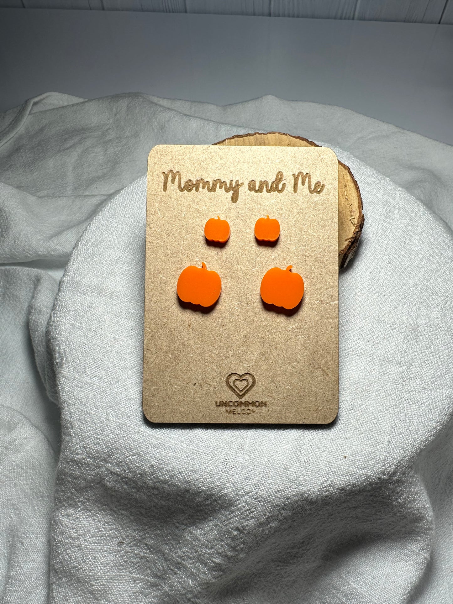 Pumpkin Stud Earrings