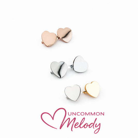 Heart Studs