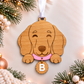 Personalized Wooden Pet Christmas Ornament