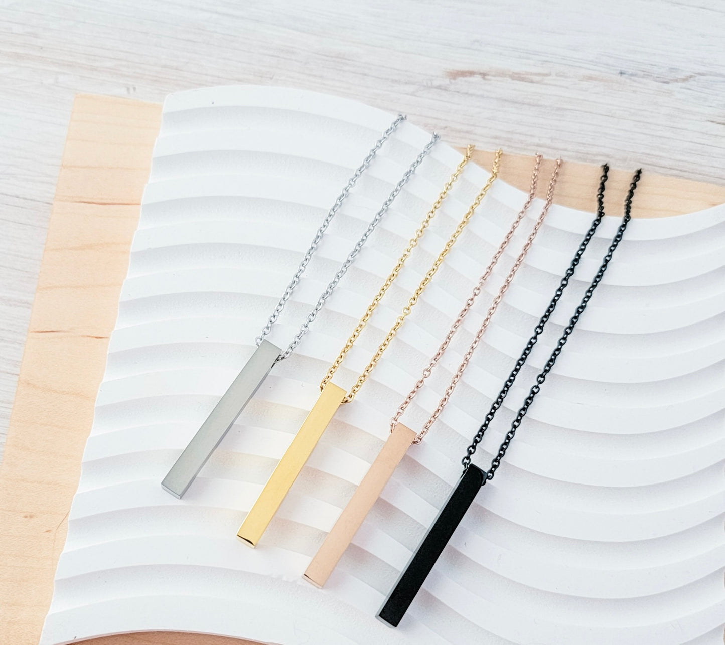 Vertical Bar Necklace