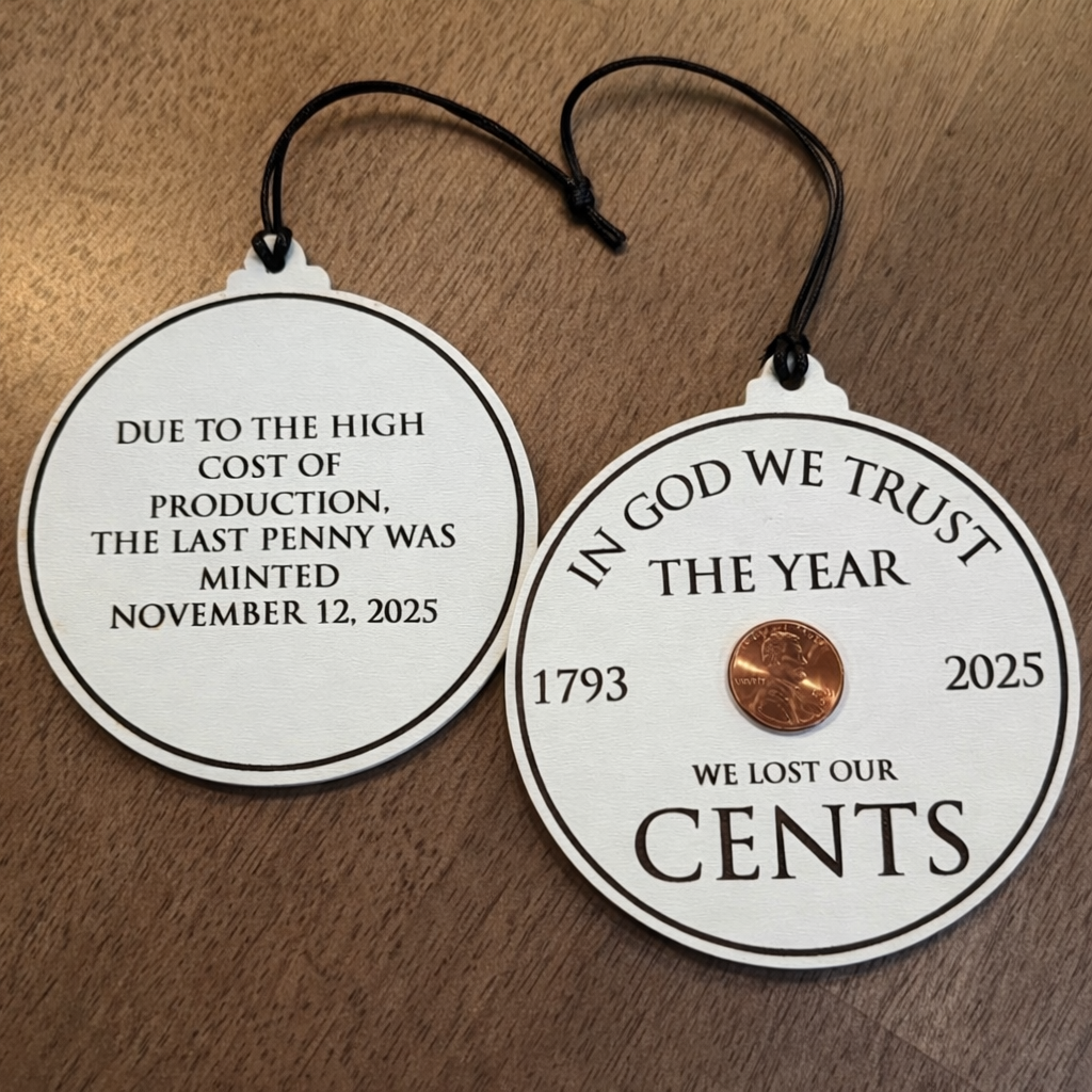 Historic Penny Ornament