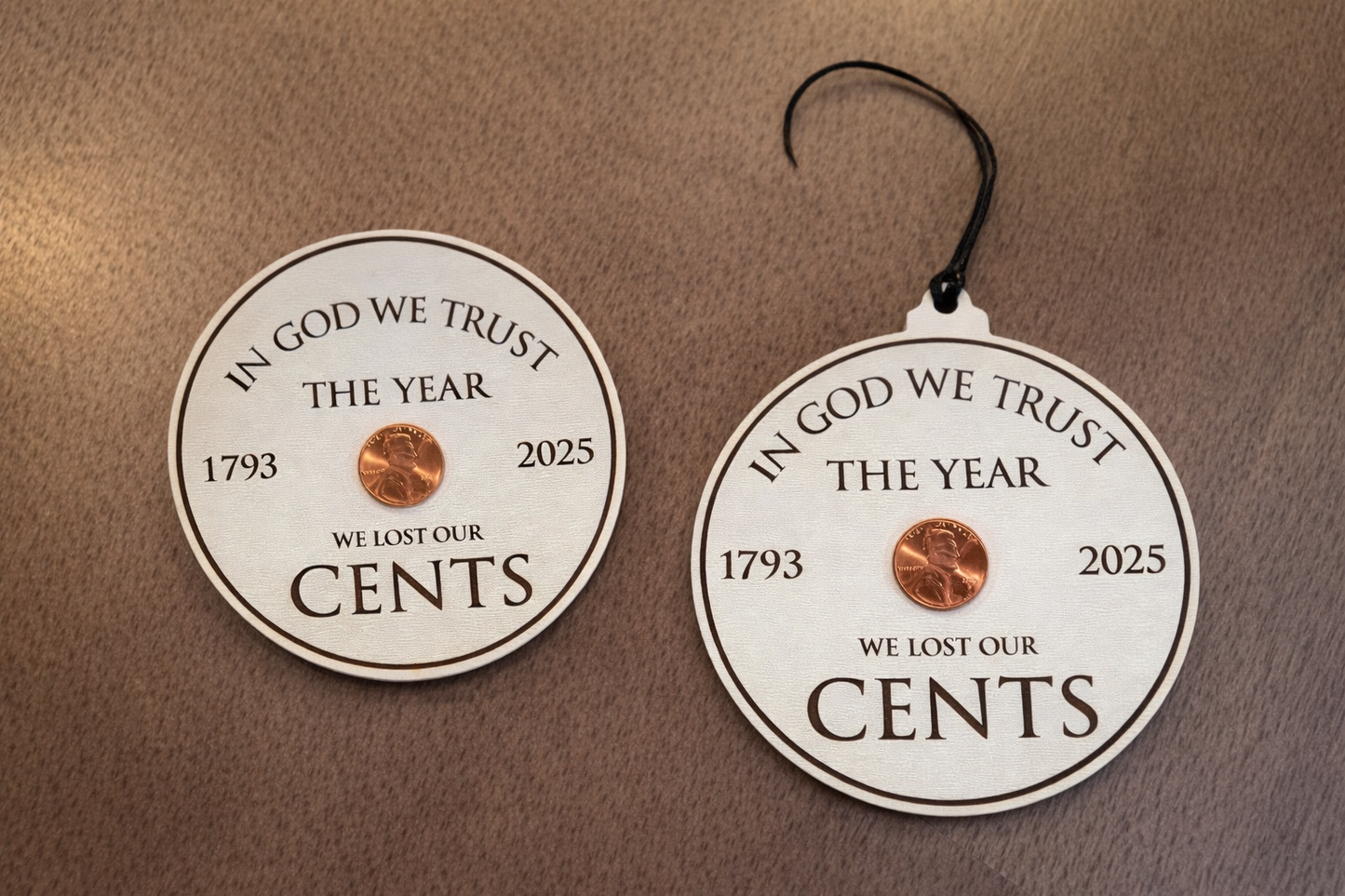 Historic Penny Ornament