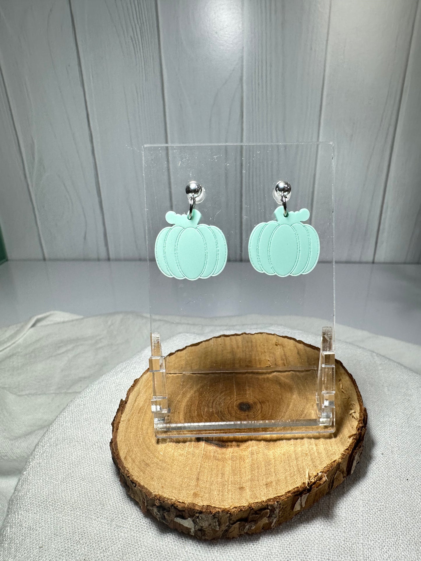 Pumpkin Stud Dangles