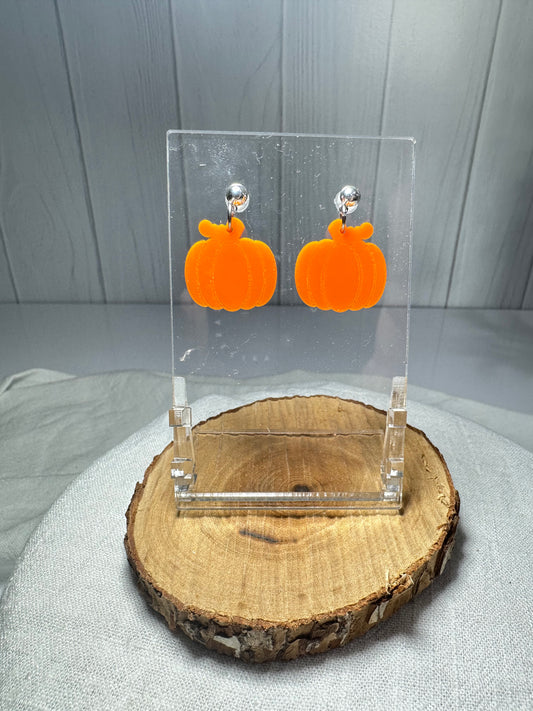 Pumpkin Stud Dangles