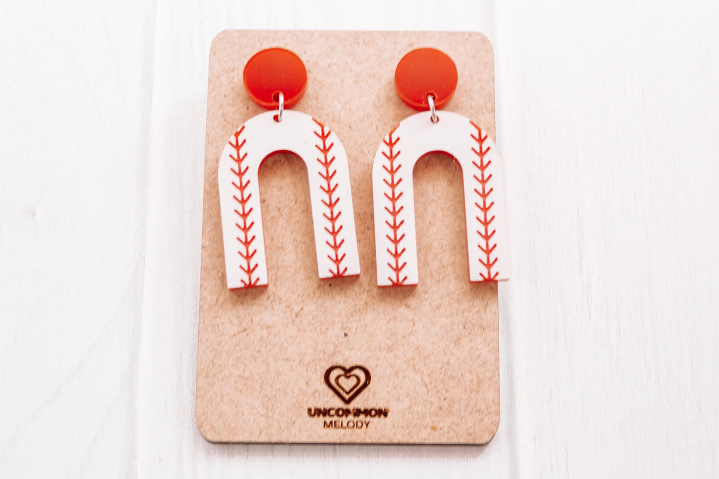 Arched Baseball Dangles