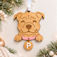 Personalized Wooden Pet Christmas Ornament