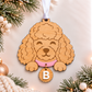 Personalized Wooden Pet Christmas Ornament