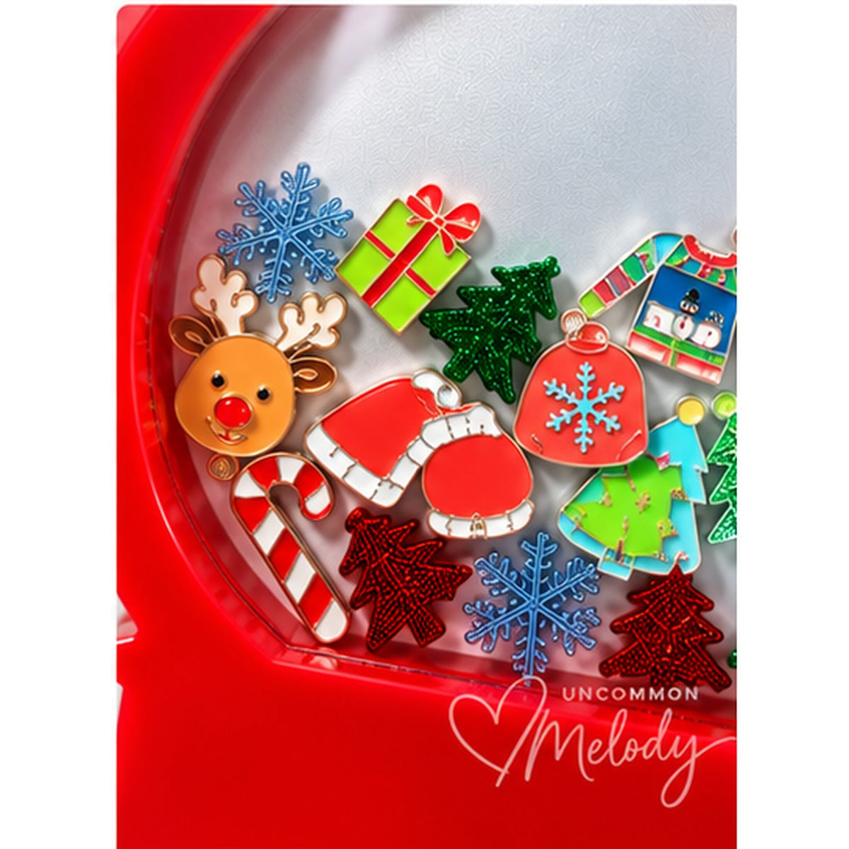 Holiday Shaker Snow Globe Ornament – Christmas Mix Theme