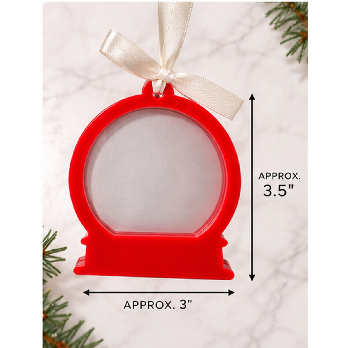 Holiday Shaker Snow Globe Ornament – Christmas Mix Theme