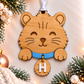 Personalized Wooden Pet Christmas Ornament