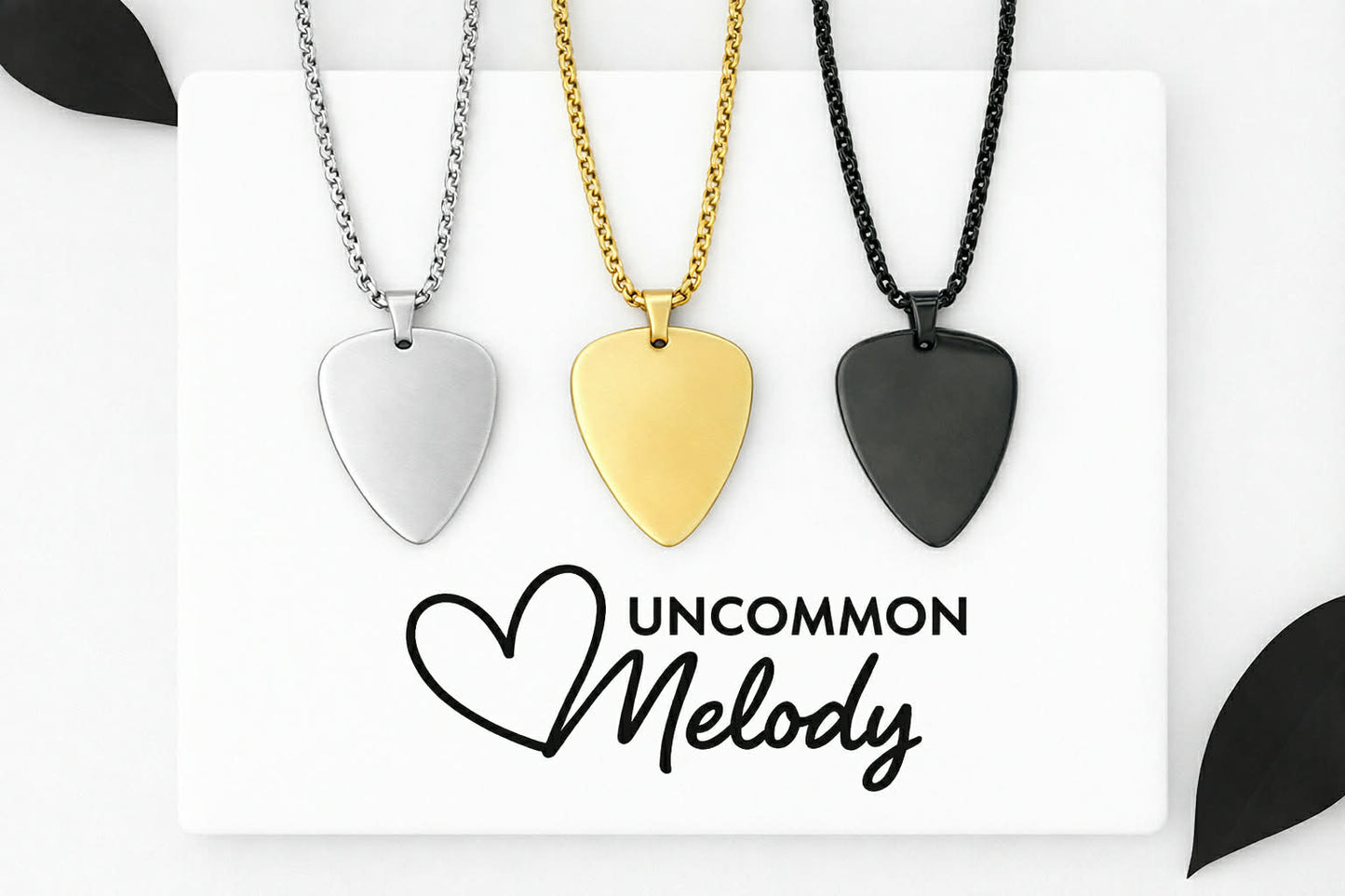 Men's Guitar Pick Necklace