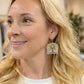 Mardi Gras Chandelier Tree Dangle Earrings