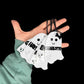 Personalized Ghost Boo Basket Tag - Custom Acrylic Halloween Name Tag